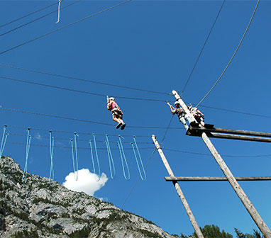 Hochseilgarten & Zipline Stoderzinken Hochseilgarten & Zipline Stoderzinken