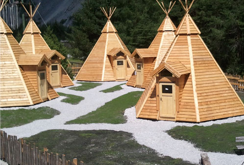 Tipidorf - Lagerfeuer und schlafen in freier Natur